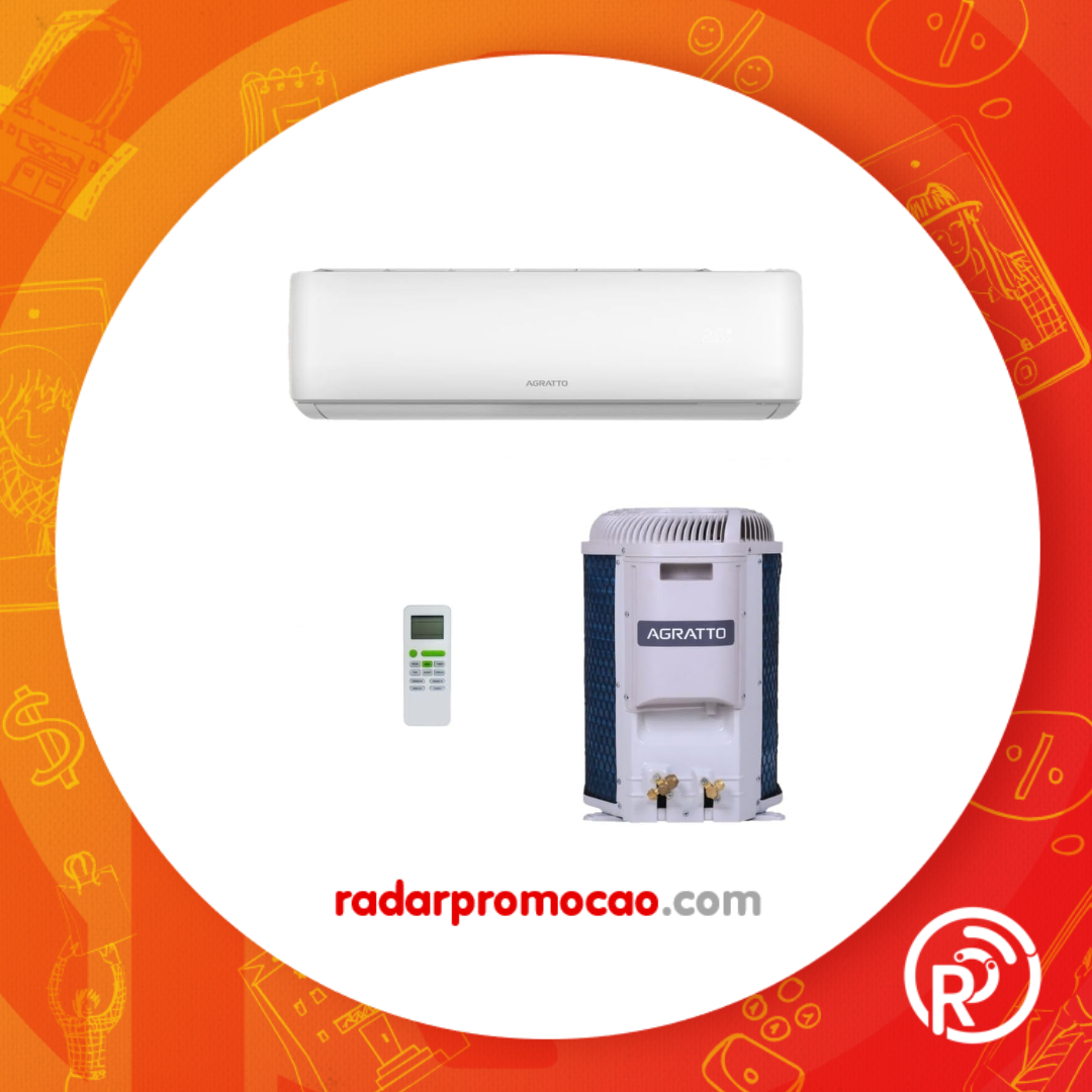 Radar Promoção - Ar-Condicionado Split HW Agratto One Top 12.000 BTUs