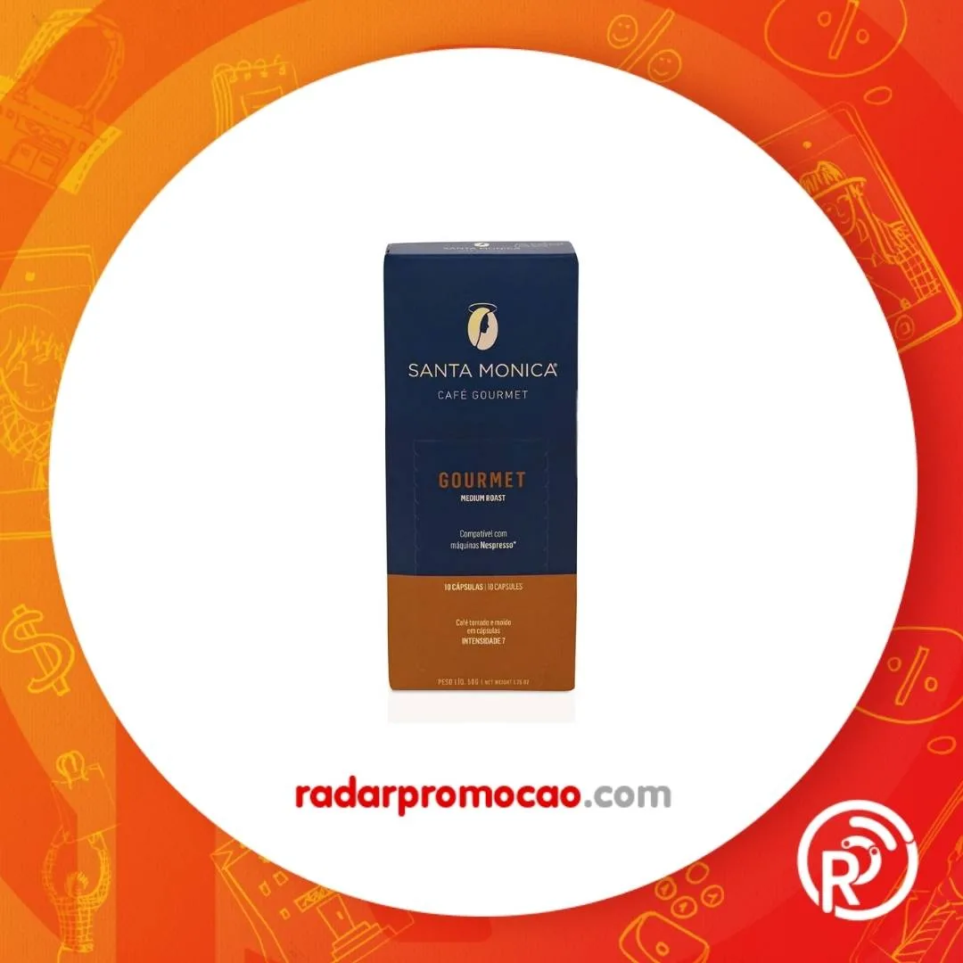 Radar Promoção - Cápsulas de Café Gourmet Roast Santa Monica